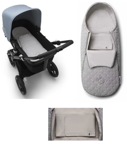 Bugaboo newborn footmuff - Light gray