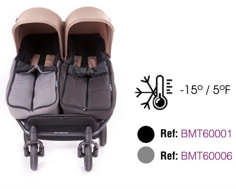 Chancelière étroite Baby Monsters ICE TWIN — Noari Kids