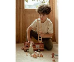 Camion de pompiers avec figurines empilables - Little Dutch