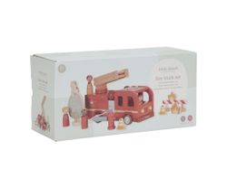 Camion de pompiers avec figurines empilables - Little Dutch
