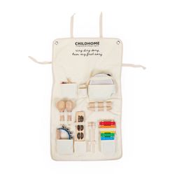 Set de música 8 instrumentos + organizador plegable Childhome