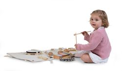 Conjunto de 8 instrumentos musicais Childhome + organizador dobrável