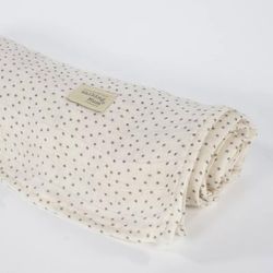 Set de Sábana bajera ajustable para capazo + muselina Mimosa
