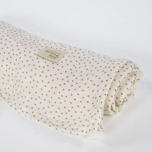 Set de Sábana bajera ajustable para capazo + muselina Mimosa