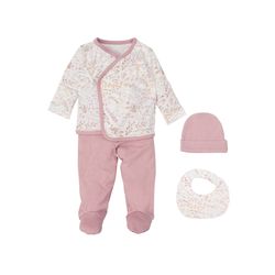 Set naixement - 4p (jubó, polaina, gorret i pitet 19x19) (0/1m) Bimbidreams