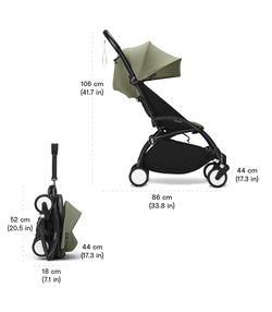 Silla de paseo Stokke YOYO3 a partir de 6 meses (chasis blanco)