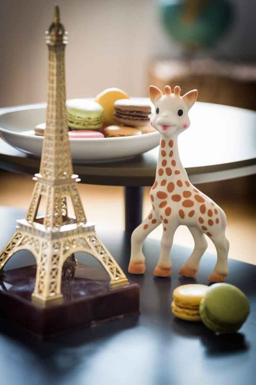 Sophie la girafe con caja regalo - 100% hevea