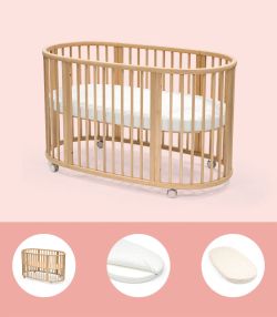 Stokke Sleepi Cama V3 (estructura cama + colchón cama + sábana bajera cama)