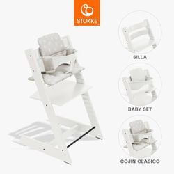 Ensemble chaise haute Tripp Trapp® + coussin Tripp Trapp®