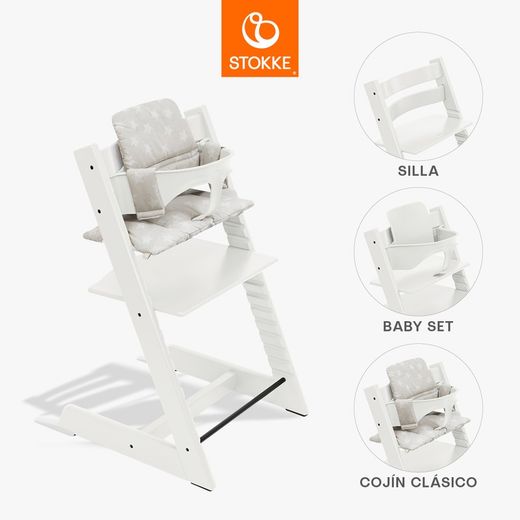 Ensemble chaise haute Tripp Trapp® + coussin Tripp Trapp®