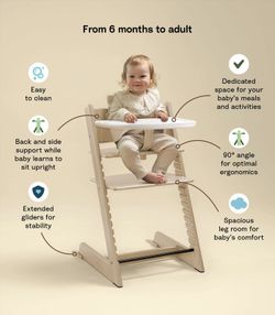 Chaise haute Tripp Trapp® + plateau Stokke®