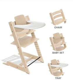 Chaise haute Tripp Trapp® + plateau Stokke®