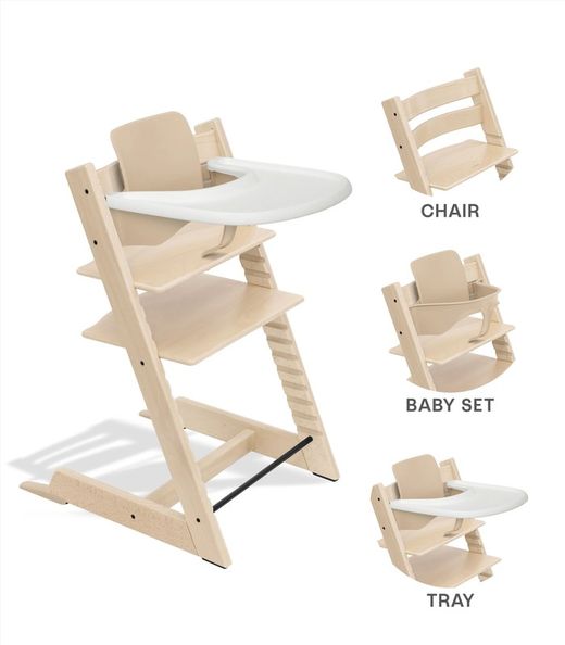 Chaise haute Tripp Trapp® + plateau Stokke®