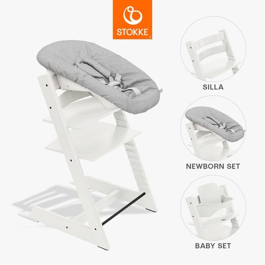 Pack chaise haute Tripp Trapp® + Kit nouveau-né Tripp Trapp®