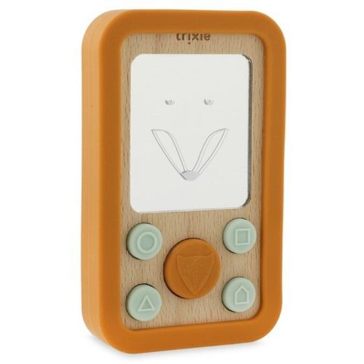 Téléphone bois-silicone Trixie