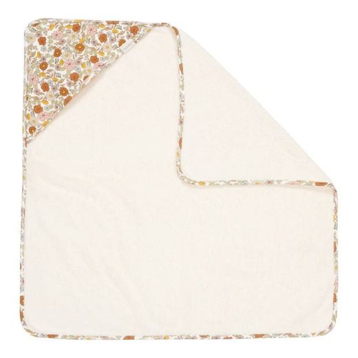 Vintage bath cape towel 100x100 cm - Little Dutch