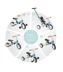 Triciclo multifunción 5-en-1 GYRO Olmitos