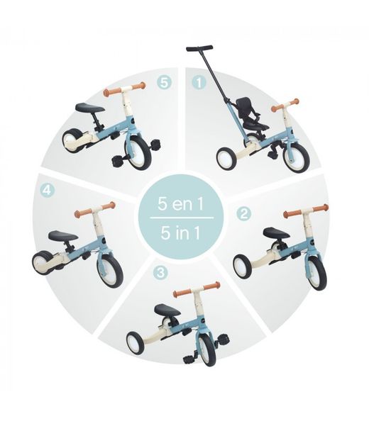 Triciclo multifunción 5-en-1 GYRO Olmitos