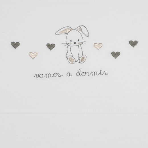 Tríptico sábanas bordadas para cuna - Sonpetit