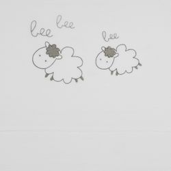 Tríptico sábanas bordadas para cuna - Sonpetit