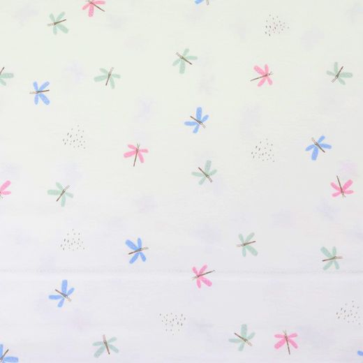 Conjunto de três peças de lençóis estampados em algodão orgânico para berço maxi - Sonpetit
