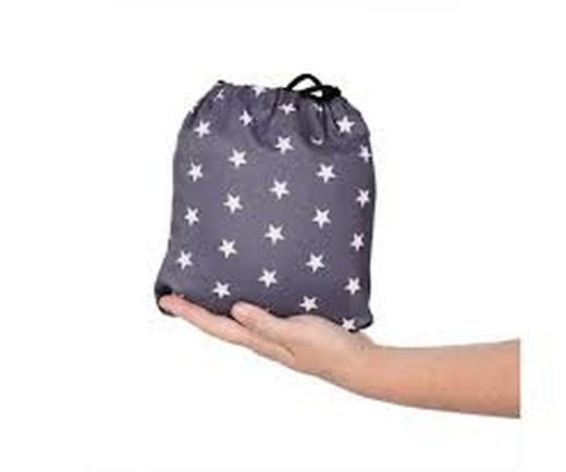 Sack & Seat High Chair, Grey with White Stars