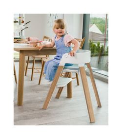 Stokke Steps highchair + Baby set + tray