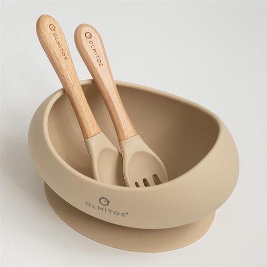 Talheres de silicone (3 peças) - Olmitos